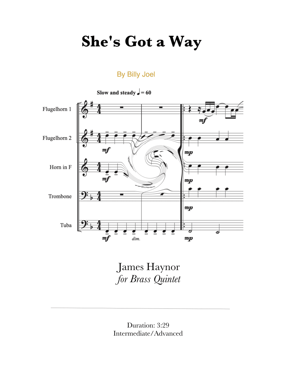 She's Got A Way (arr. James Haynor)
