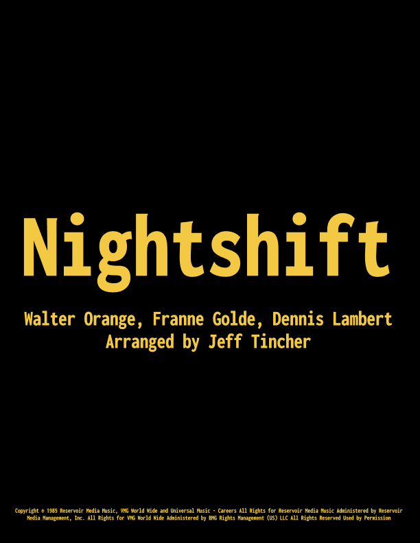 Nightshift (arr. Jeff Tincher)