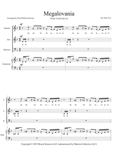 Megalovania (arr. Paul William Stewart)