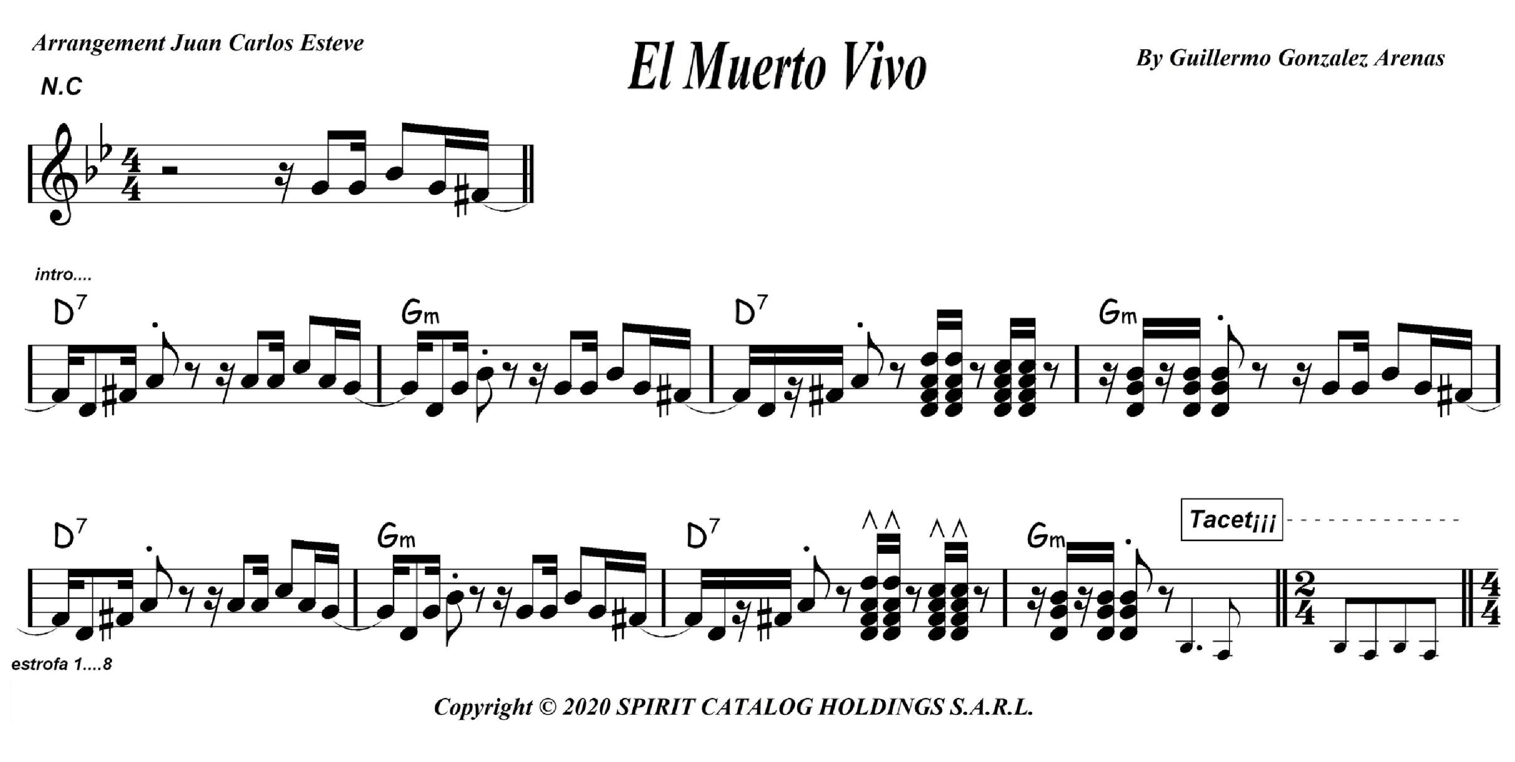 El Muerto Vivo (arr. juan carlos esteve / Gran Coda)