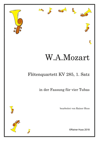 Quartet for Tubas, from Mozart Flutequartet (arr. Rainer Huss)