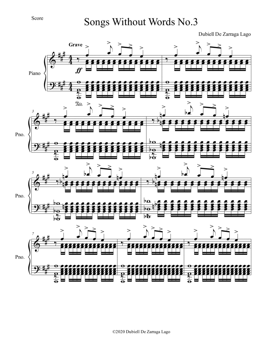 Songs Without Words No.3