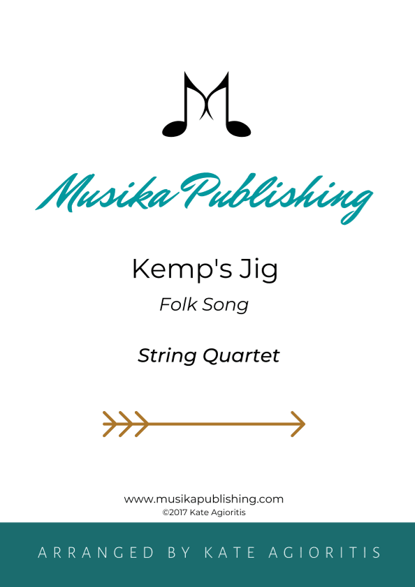 Kemp's Jig - String Quartet (arr. Kate Agioritis)