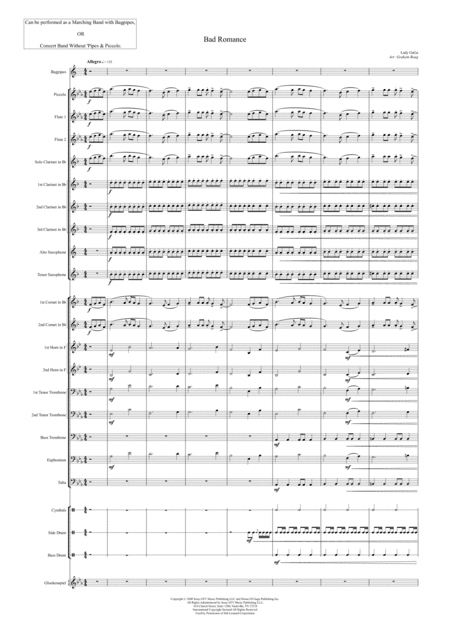 Bad Romance (arr. Graham Boag)