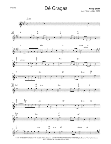 Give Thanks (arr. Filipe Leitao)