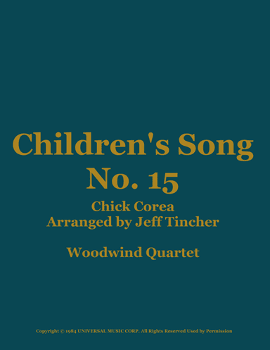 Children's Song No. 15 (arr. Jeff Tincher)