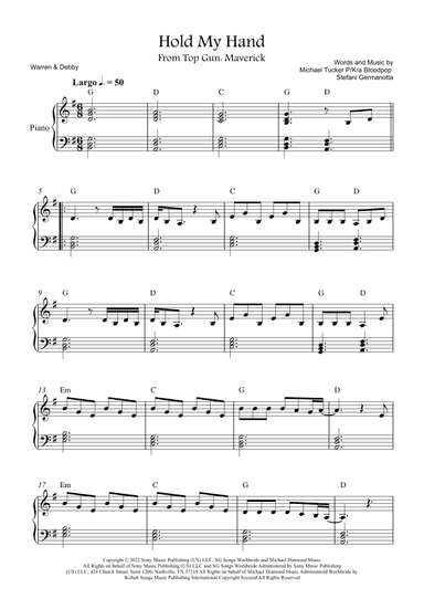 Hold My Hand (arr. Warren & Debby)