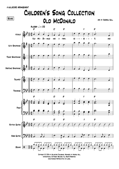 Children's Song Collection (arr. Willscore Publishing)