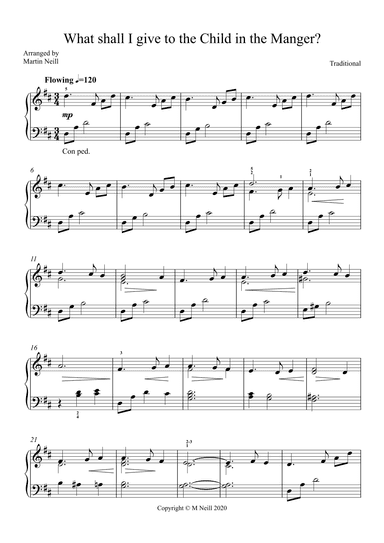 What shall I give to the Child in the Manger? (arr. Martin Neill)