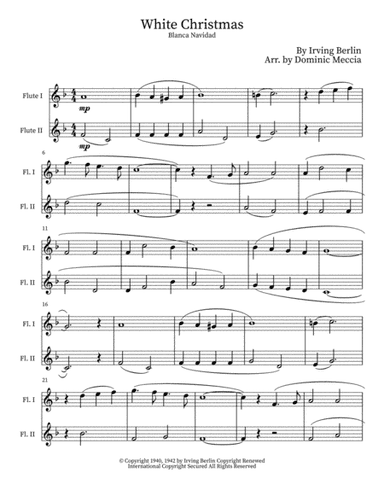 White Christmas (arr. Dominic Meccia)