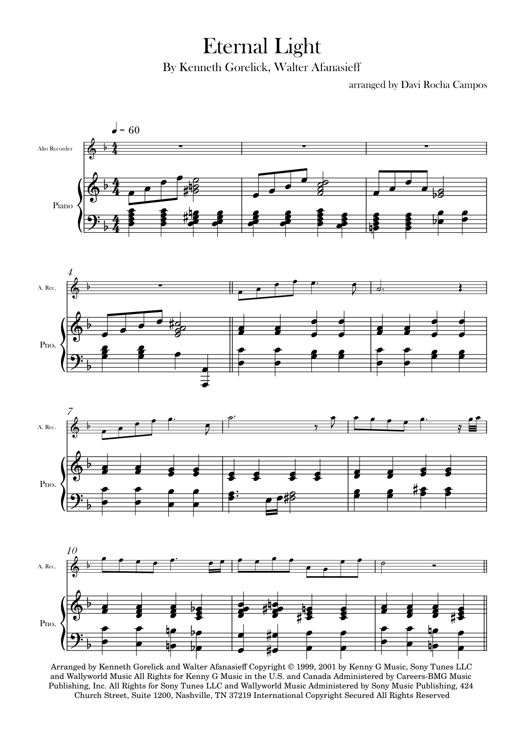 Eternal Light (arr. Davi Rocha Campos)