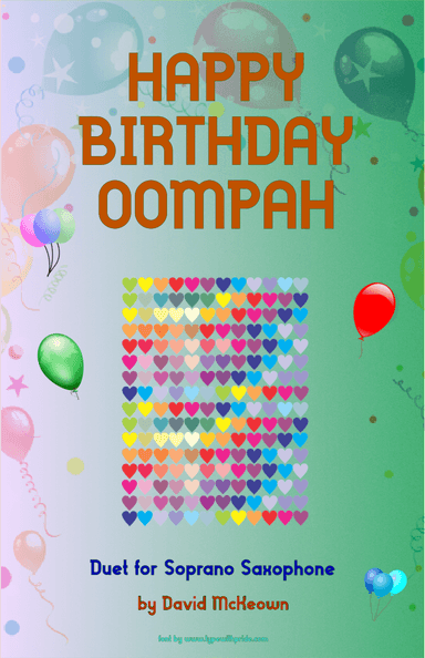 Happy Birthday Oompah, for Soprano Saxophone Duet (arr. David McKeown)