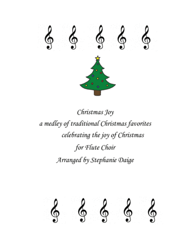 Christmas Joy Medley for Flute Choir (arr. Stephanie Daige)