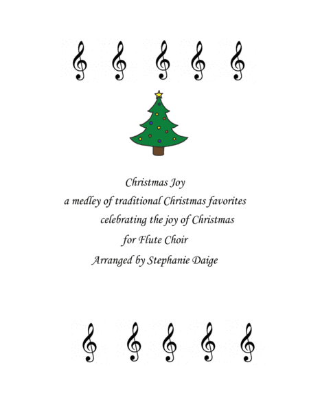 Christmas Joy Medley for Flute Choir (arr. Stephanie Daige)