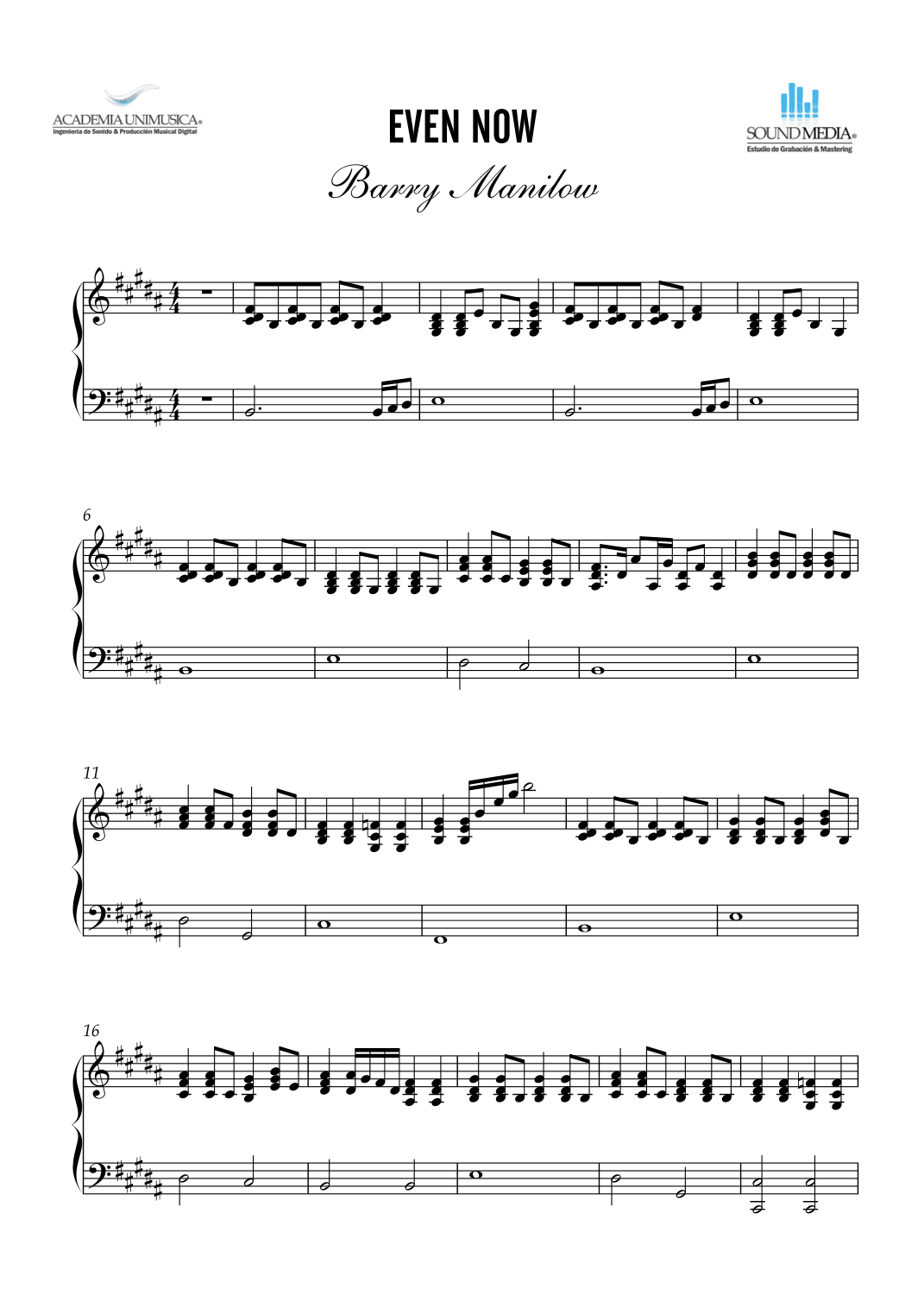 Even Now (arr. Unimusic Academy)