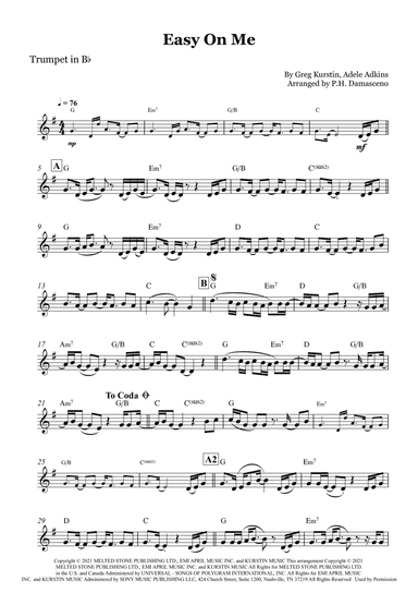 Easy On Me (arr. P.H. Damasceno)