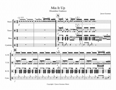 Mix It Up! Drumline Cadence