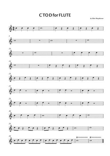 Notes C to D - Basic Flute