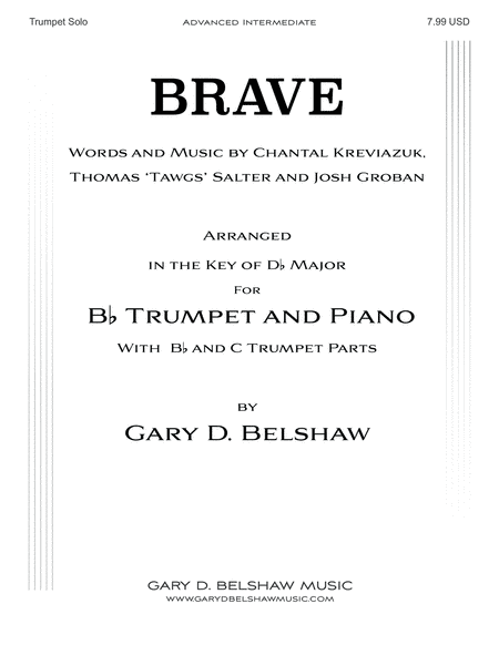 Brave (arr. Gary D. Belshaw (ASCAP))