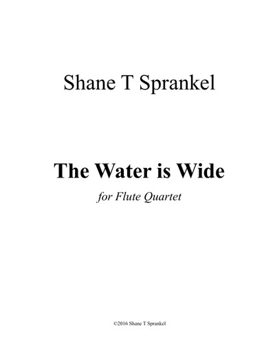 The Water is Wide