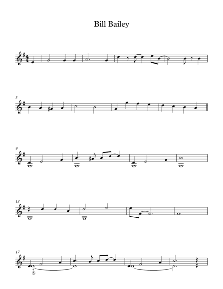 Bill Bailey - American Traditional Song (arr. Milan Mitic)