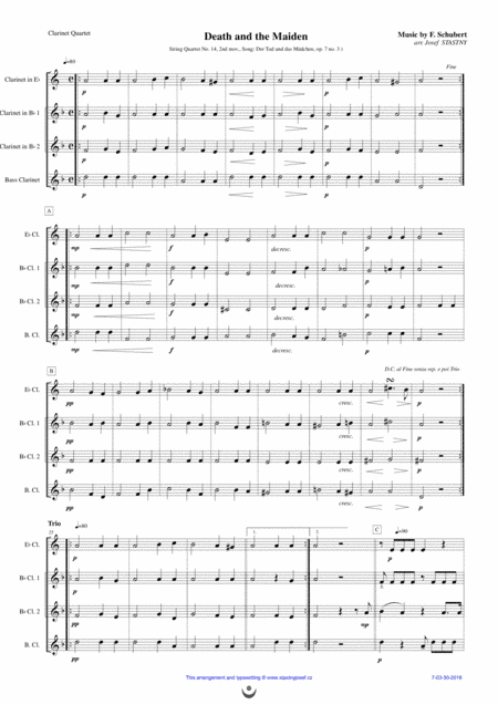 Death and the Maiden (arr. Josef STASTNY)
