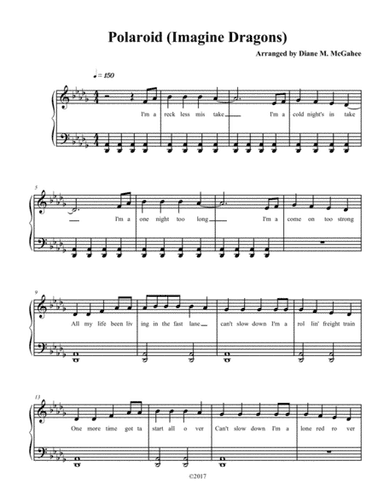 Polaroid (arr. Diane M. McGahee)