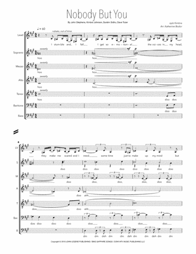 Nobody But You (arr. Katherine Bodor)