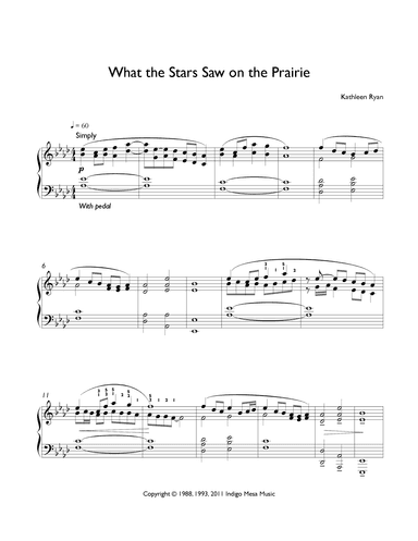 What the Stars Saw on the Prairie