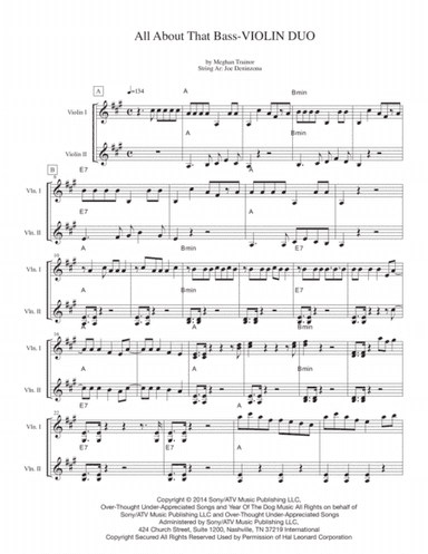 All About That Bass (arr. Joe Deninzon)
