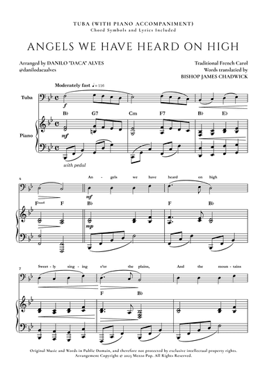 Angels We Have Heard On High (arr. Danilo "Daca" Alves)