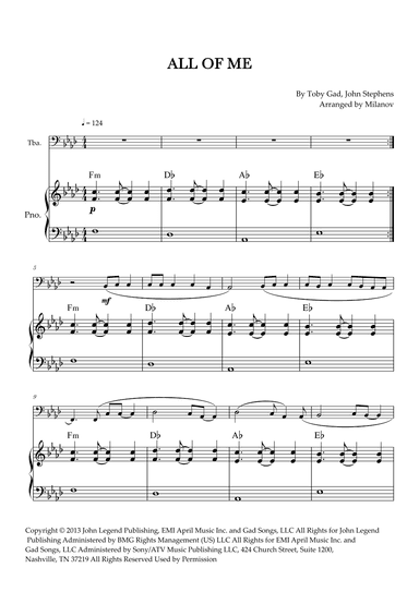 All Of Me (arr. Milanov)