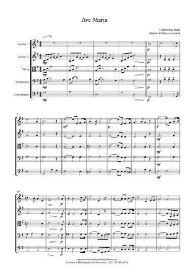 Ave Maria BACH - Strings Orchestra (arr. Vinícius Louzada)