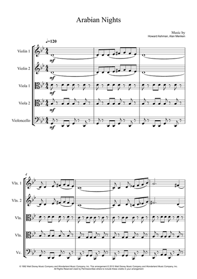 Arabian Nights (arr. João Marcos Maciel)