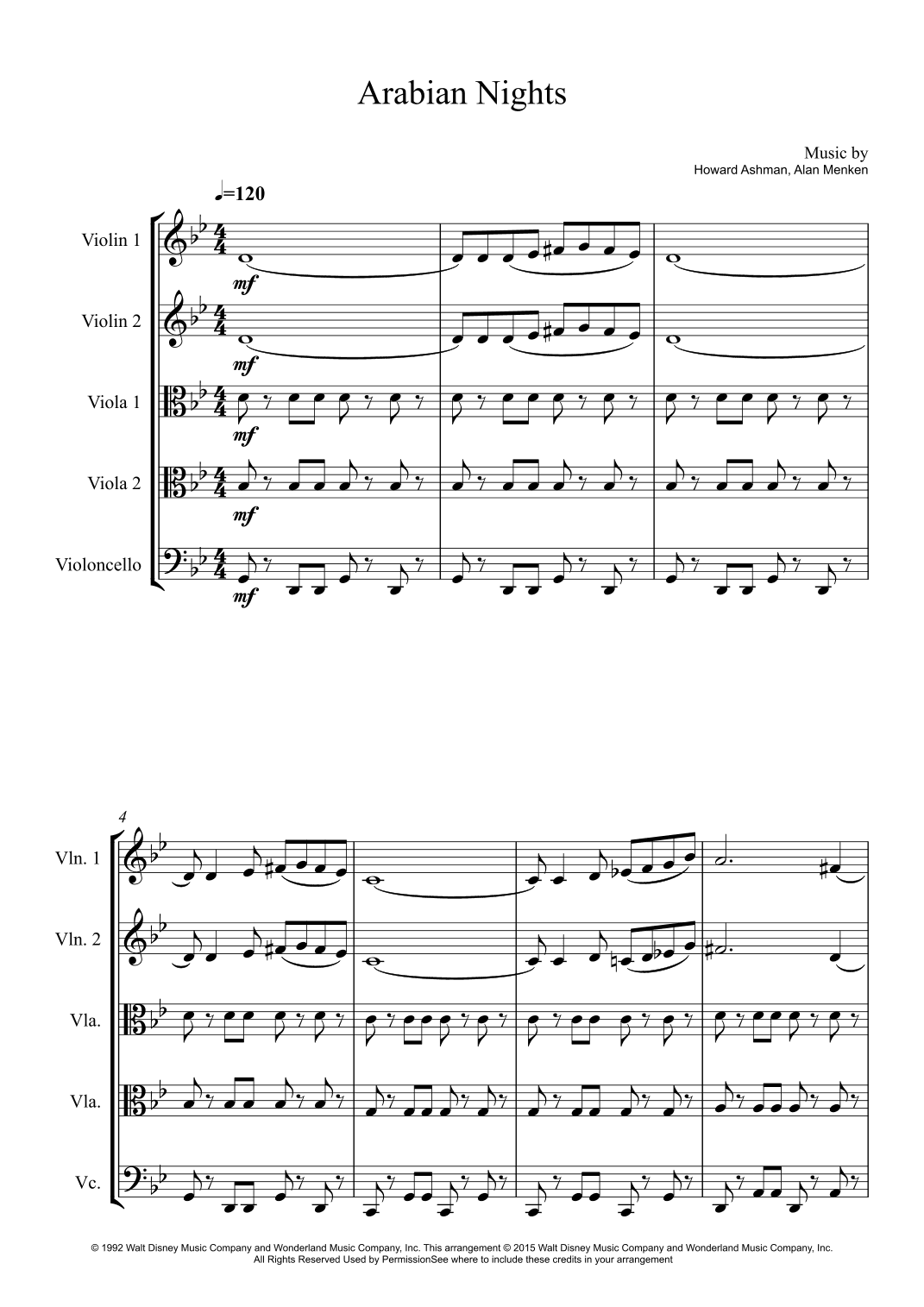 Arabian Nights (arr. João Marcos Maciel)