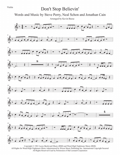 Don't Stop Believin' (arr. Kevin Busse)