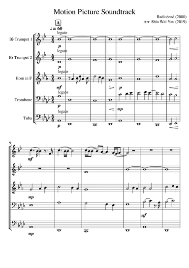 Motion Picture Soundtrack (arr. SHIU Wai Yau, William)