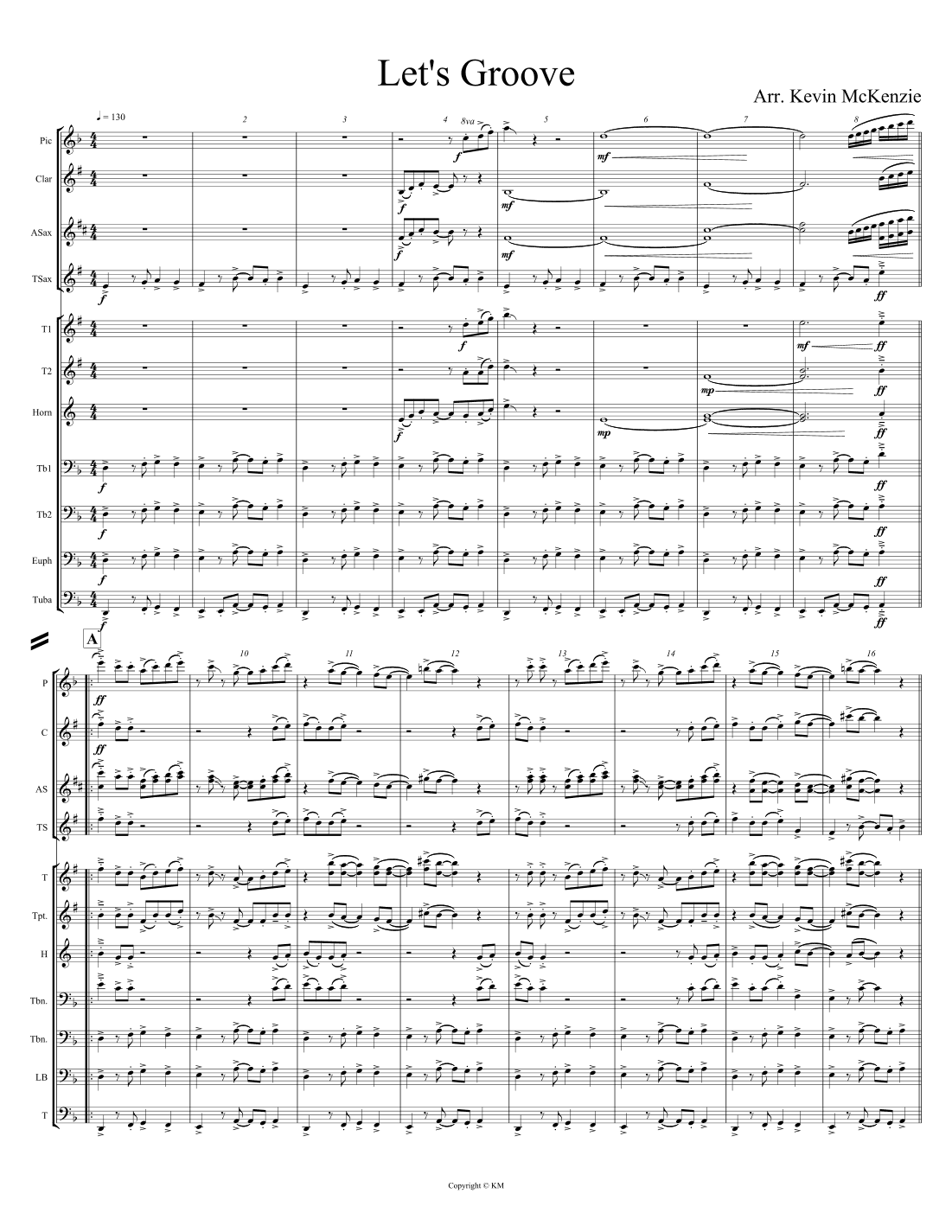 Let's Groove (arr. Kevin McKenzie)