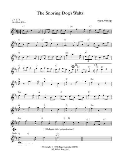 The Snoring Dog's Waltz