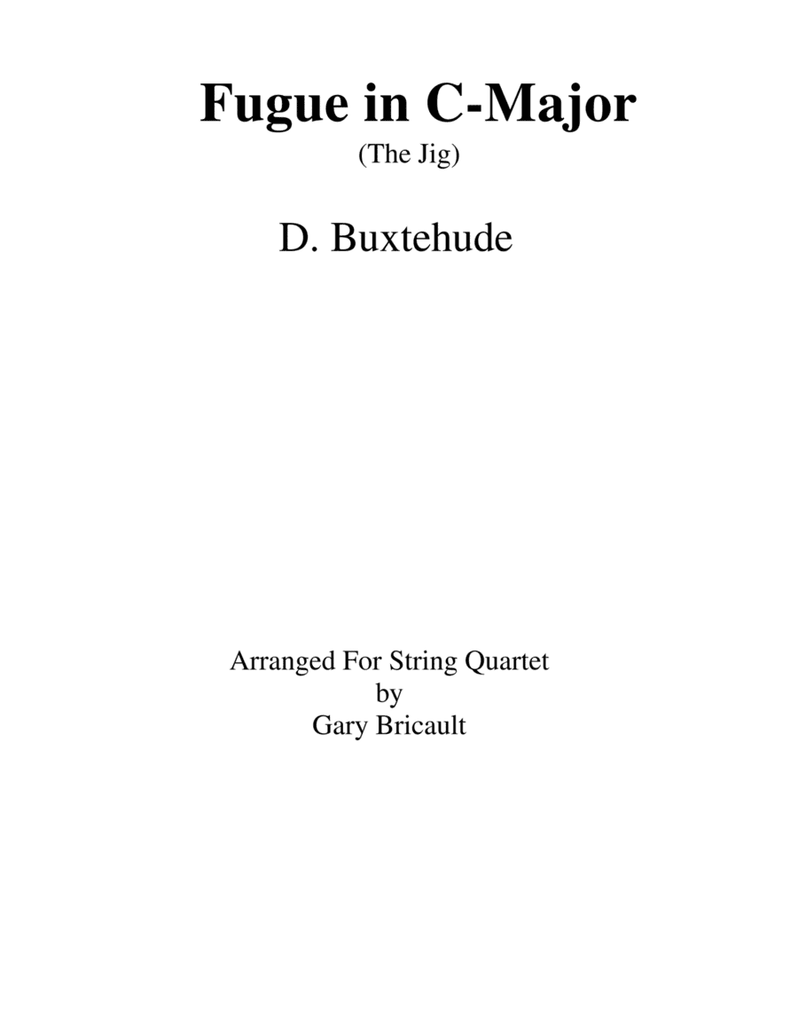 Fugue in C-Minor (Jig Fugue) (arr. Gary Bricault)