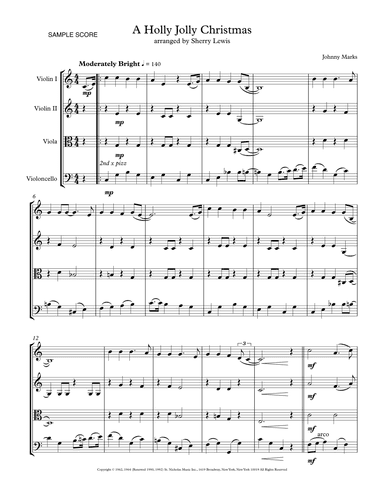 A Holly Jolly Christmas (arr. Sherry Lewis)