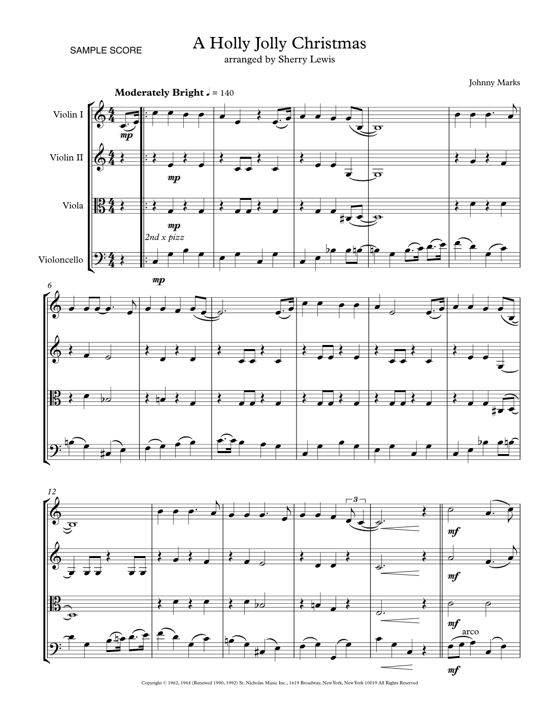 A Holly Jolly Christmas (arr. Sherry Lewis)