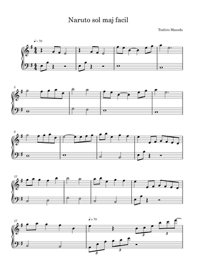 Naruto And Hinata (arr. Sylvain Harvus)