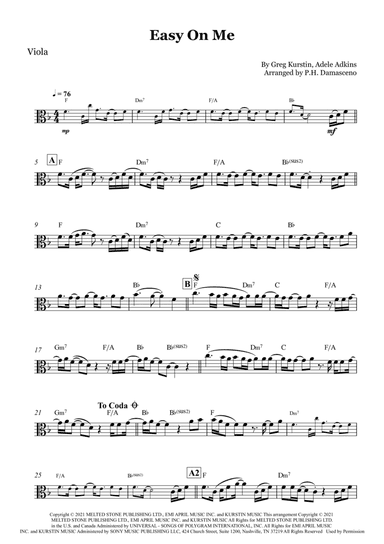 Easy On Me (arr. P.H. Damasceno)