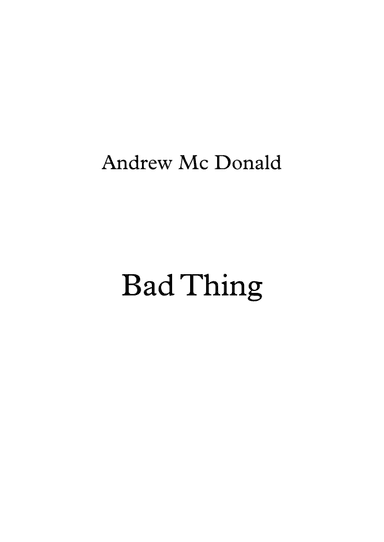 Bad Thing