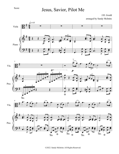 Jesus, Savior, Pilot Me (arr. Sandy McIntire)