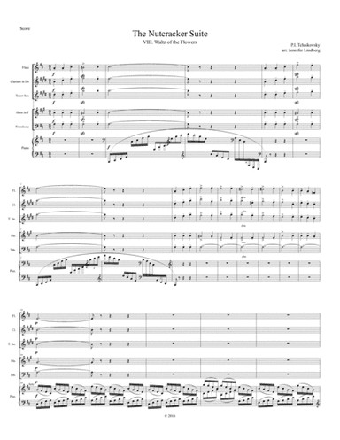 Waltz of the Flowers from The Nutcracker Suite for 7-Piece Chamber Ensemble (arr. Jennifer Lindberg)