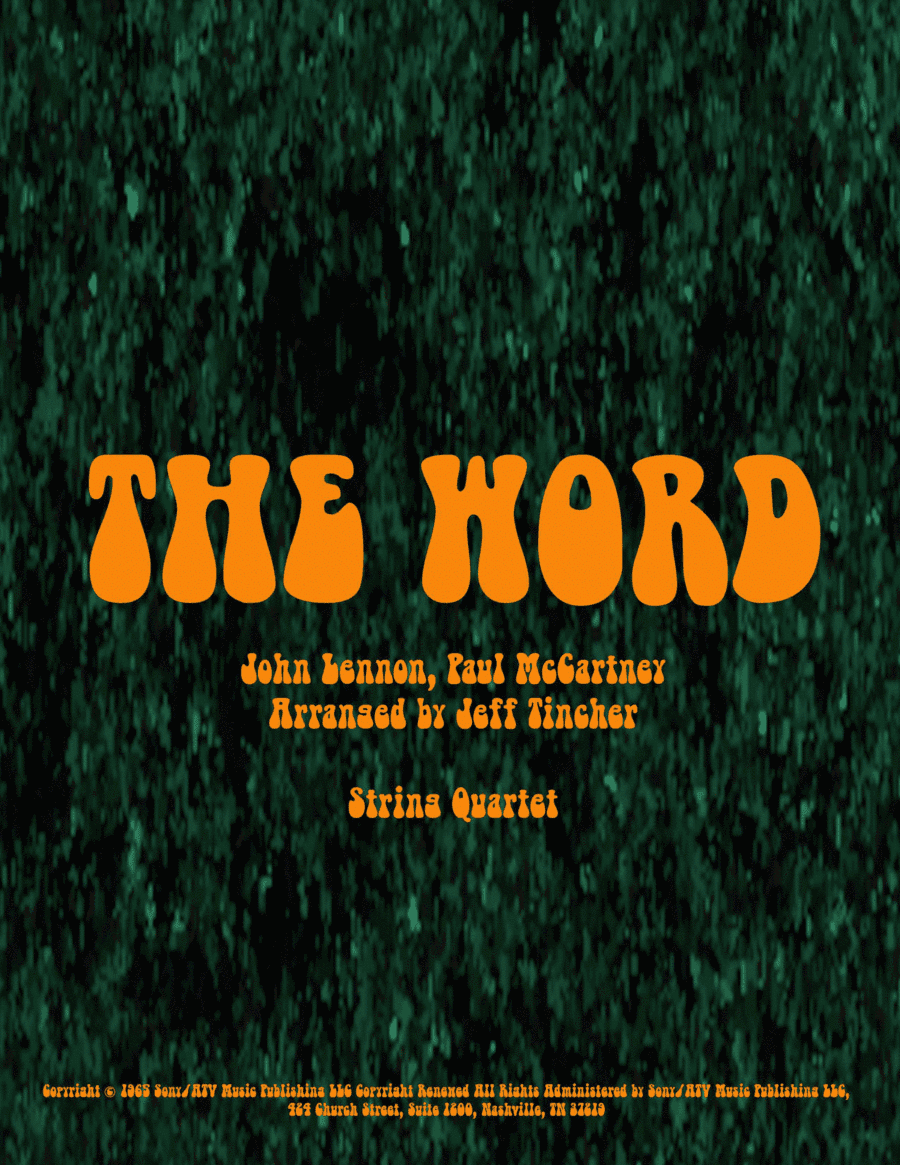 The Word (arr. Jeff Tincher)