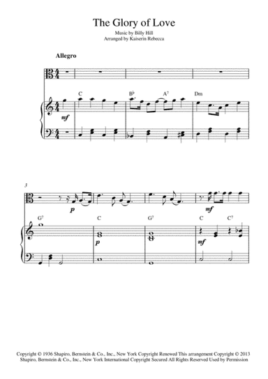 The Glory Of Love (arr. Kaiserin Rebecca)