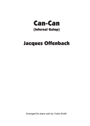 Can-Can (Infernal Galop) (arr. Yukie Smith)